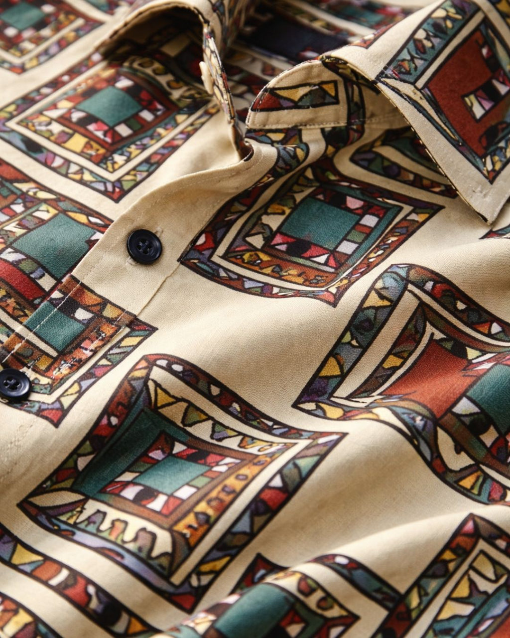 Men full sleeve printed shirt