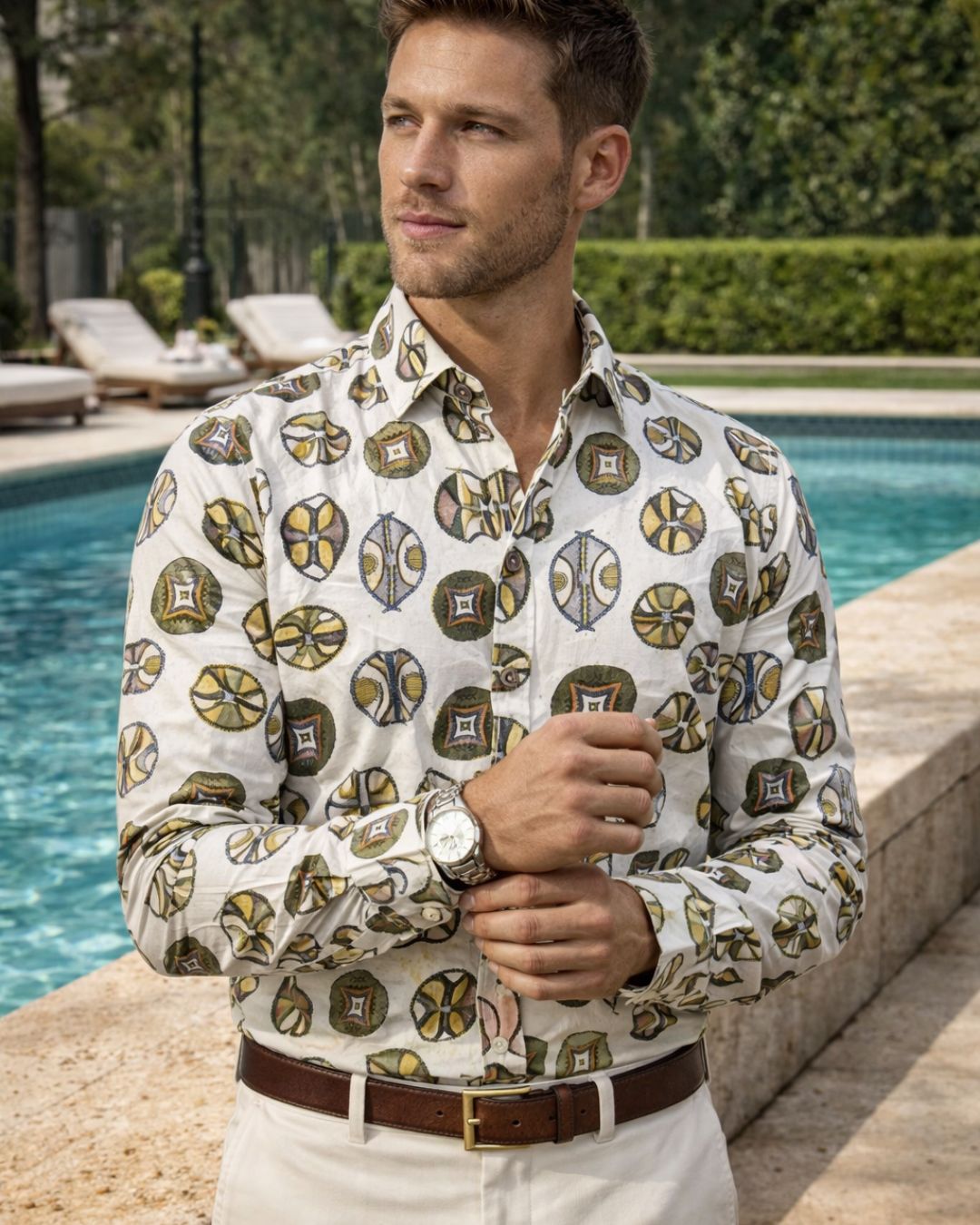 Men printed shirt